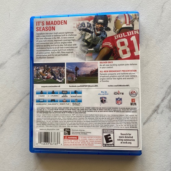 Madden NFL 15 Play Station 4 (PS4) - Picture 2 of 4